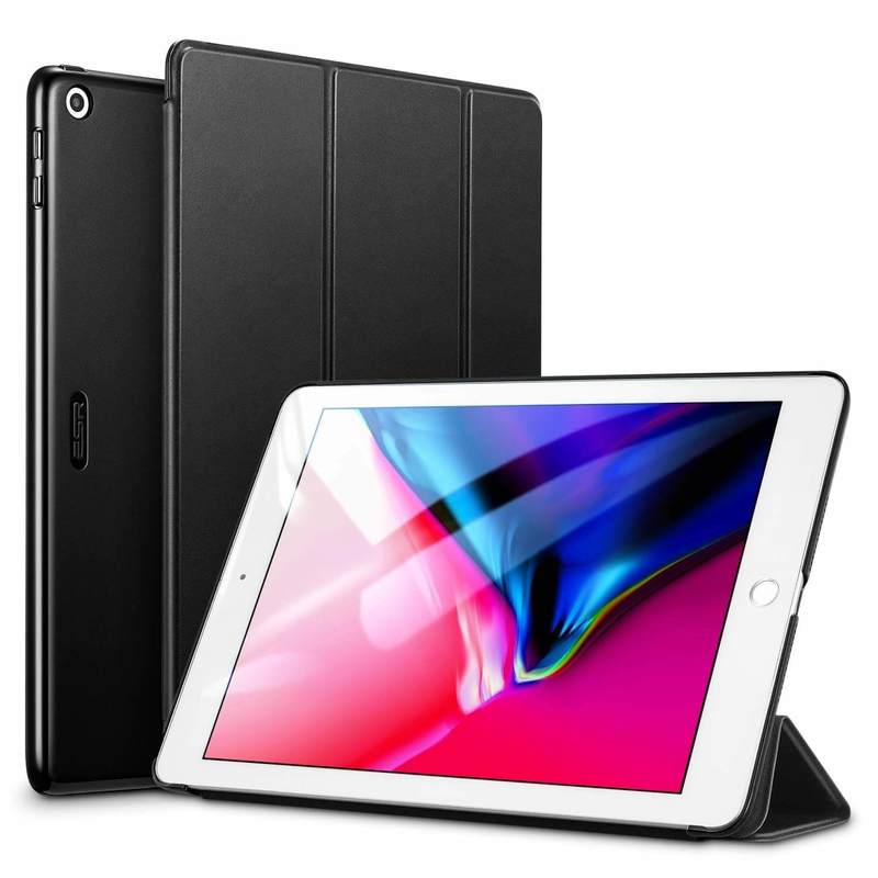 iPad 9.7 2018 2017 Yippee Trifold Stand Case black