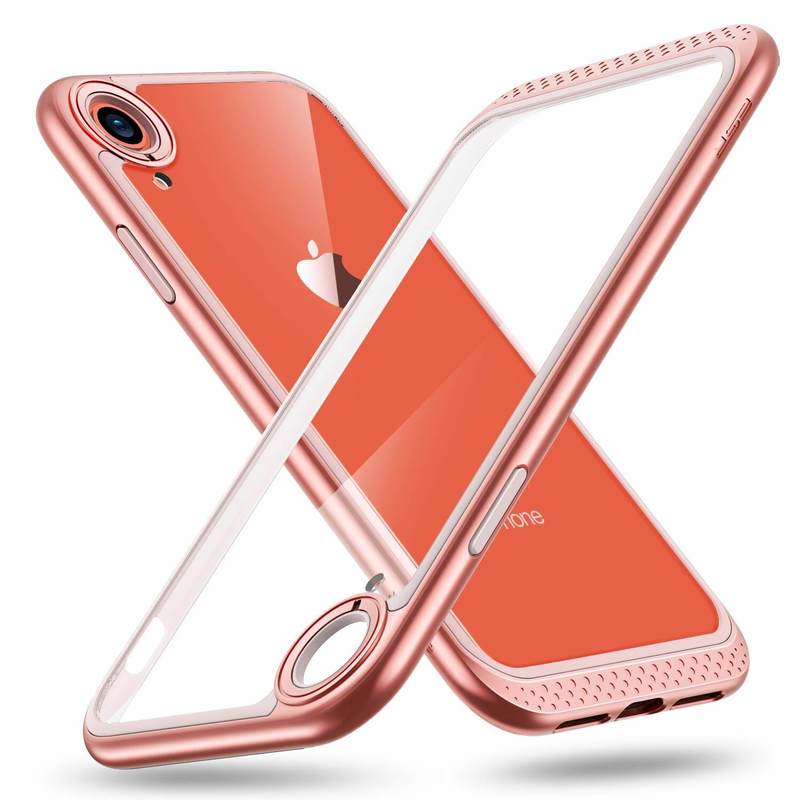 iPhone XR Bumper Hoop Case coral