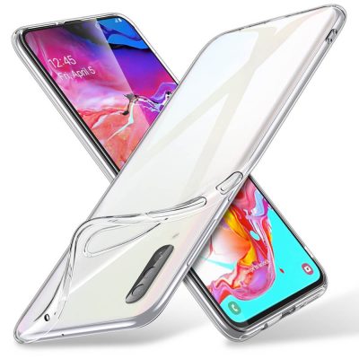 Galaxy A70 Essential Slim Clear Soft TPU Case 4