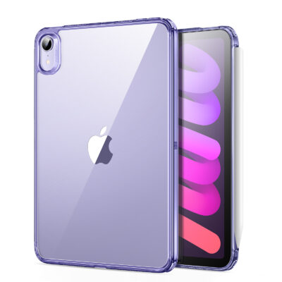 ipad mini 6 2021 classic hybrid case clear purple